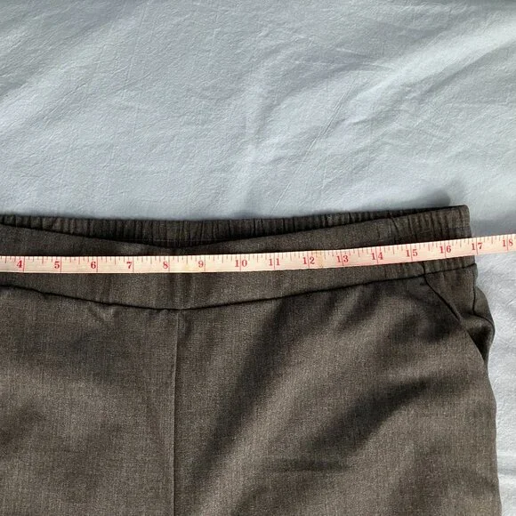 89th & Madison Gray Straight Trouser Dress Pant Large NWOT - Picture 7 of 7